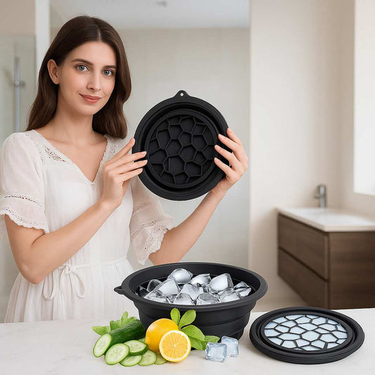Silicone Foldable Facial Ice Bowl