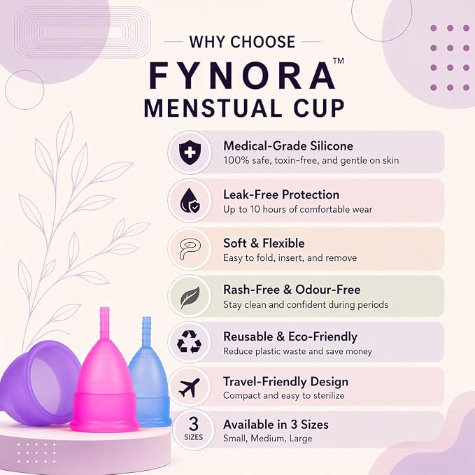 FYNORA Menstrual Cup for Women