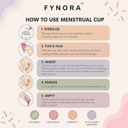 FYNORA Menstrual Cup for Women