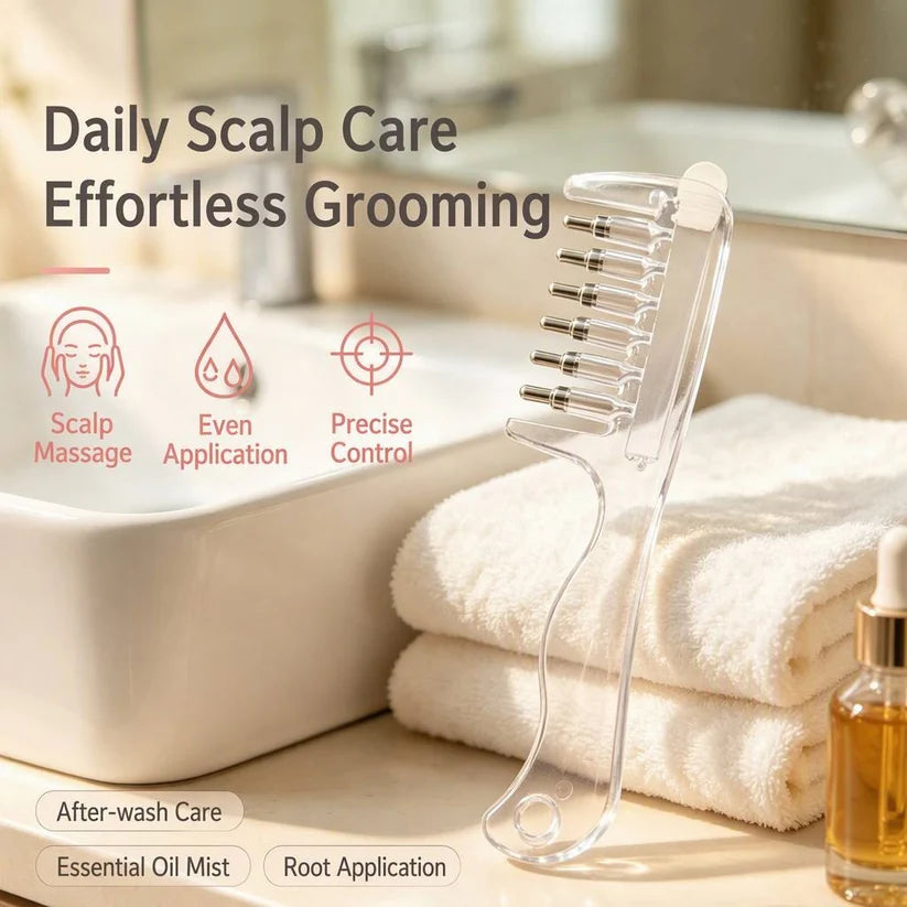 ScalpGlow Hair Oil Applicator Comb