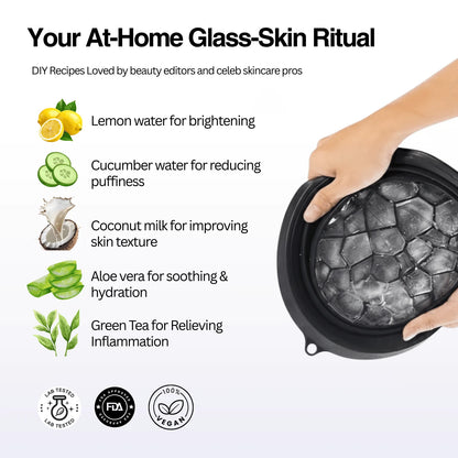 Silicone Foldable Facial Ice Bowl