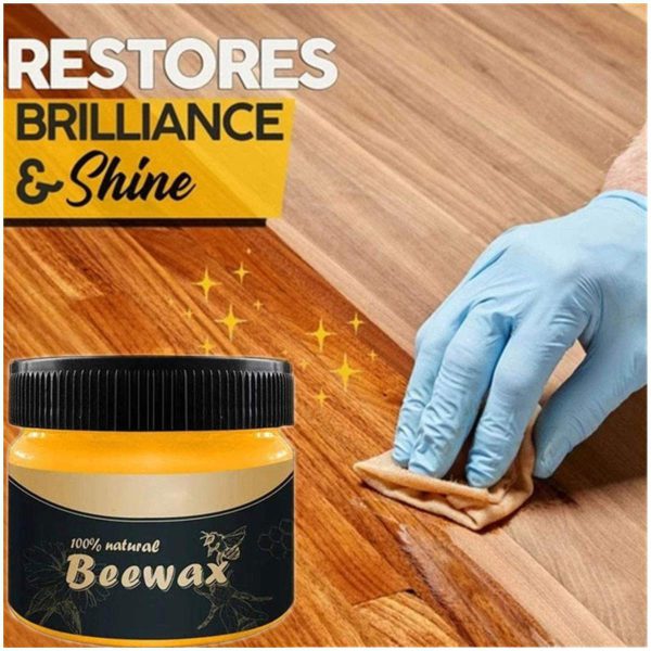 Beewax Furniture Polish 85ml – Beewax Wood Polish & Shiner – Wooden Table, Chair, And Floor Cleaner