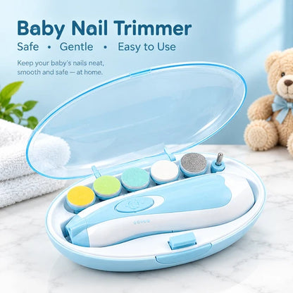 Baby Nail Trimmer – Gentle 6-in-1 Electric Nail Care