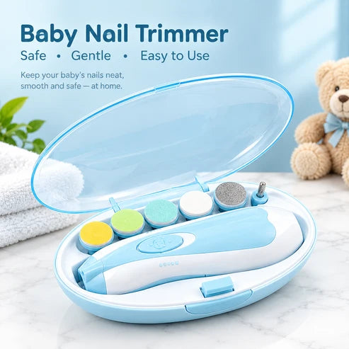 Baby Nail Trimmer – Gentle 6-in-1 Electric Nail Care