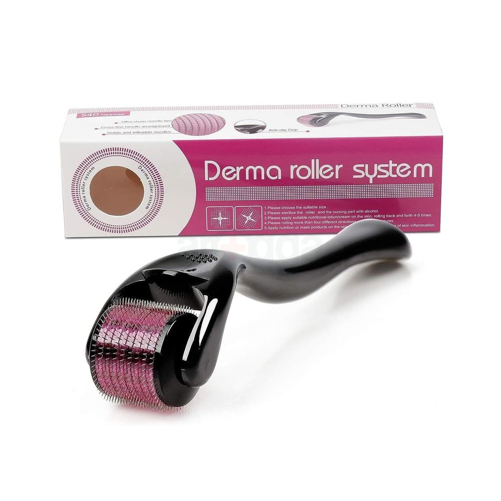 Skin Therapy Derma Roller With 540 Micro Needle Roller For Men And Women