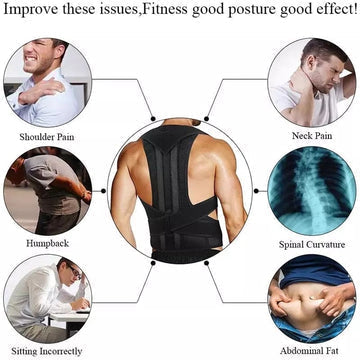 Posture Corrector Belt For Men And Women, Back Support And Shoulder Belt.