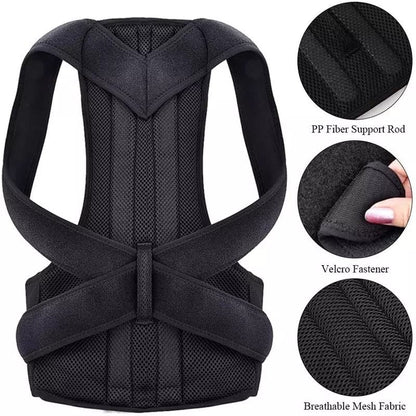 Posture Corrector Belt For Men And Women, Back Support And Shoulder Belt.